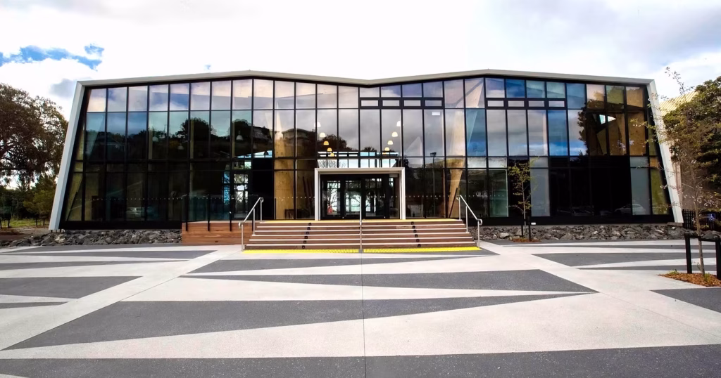 Commercial concrete entrance and pathway Gold Coast