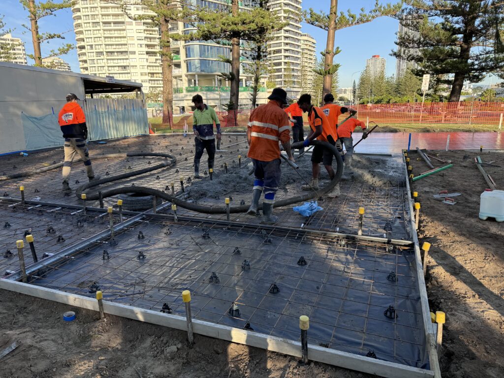 Commercial concrete slab preparation Gold Coast